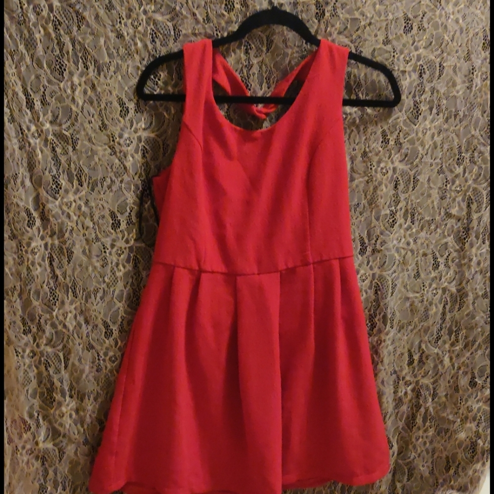 Red dress